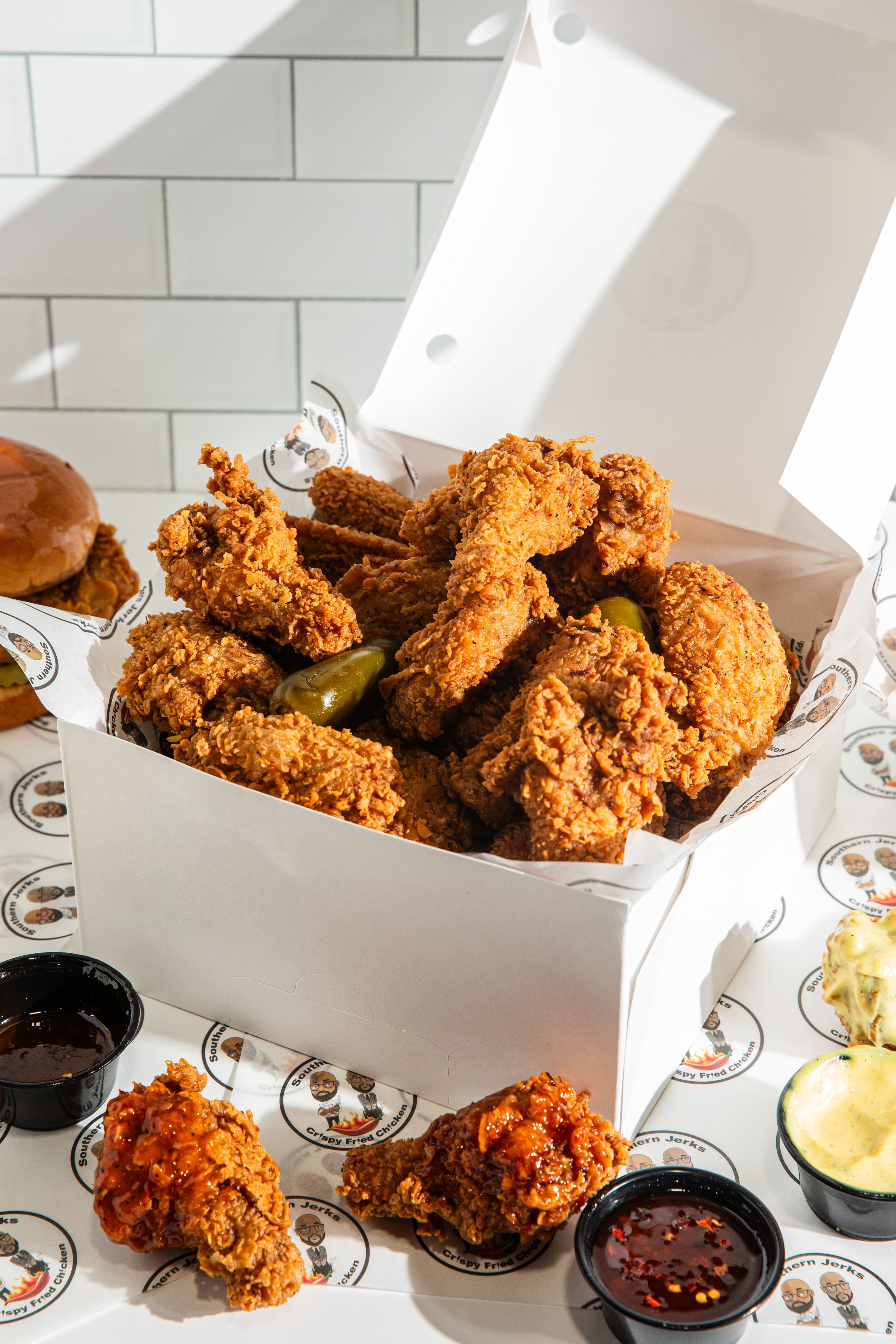 Southern Jerks catering trays for Houston events